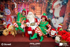 Fotos com Papai Noel da CDL