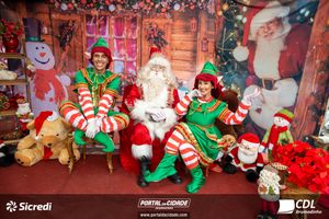 Fotos com Papai Noel da CDL