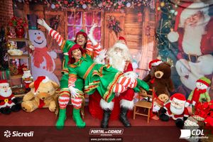 Fotos com Papai Noel da CDL