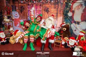 Fotos com Papai Noel da CDL