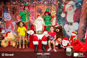 Fotos com Papai Noel da CDL