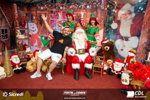 Fotos com Papai Noel da CDL