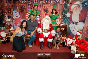 Fotos com Papai Noel da CDL