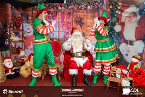 Fotos com Papai Noel da CDL