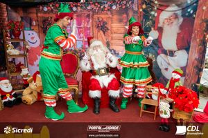 Fotos com Papai Noel da CDL