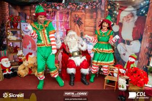 Fotos com Papai Noel da CDL