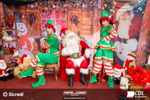 Fotos com Papai Noel da CDL
