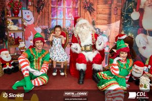 Fotos com Papai Noel da CDL