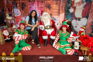 Fotos com Papai Noel da CDL