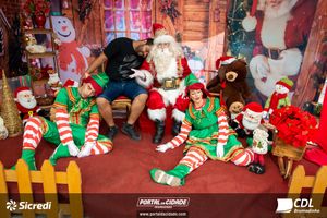 Fotos com Papai Noel da CDL