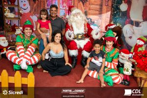 Fotos com Papai Noel da CDL