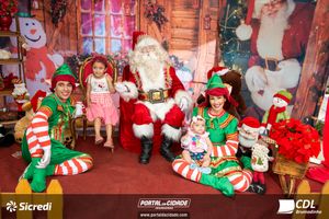 Fotos com Papai Noel da CDL