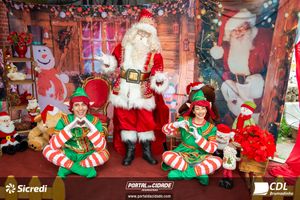 Fotos com Papai Noel da CDL