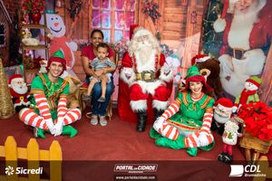 Fotos com Papai Noel da CDL