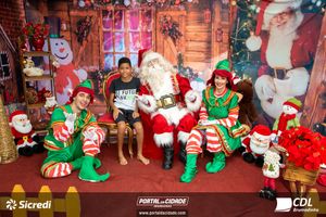 Fotos com Papai Noel da CDL