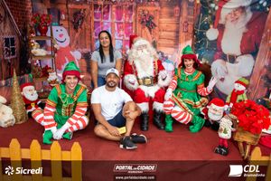 Fotos com Papai Noel da CDL