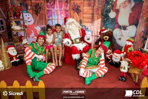 Fotos com Papai Noel da CDL