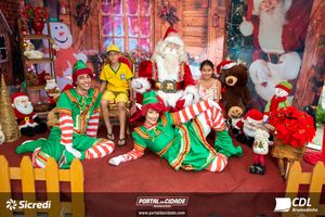 Fotos com Papai Noel da CDL