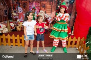 Fotos com Papai Noel da CDL