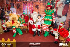 Fotos com Papai Noel da CDL