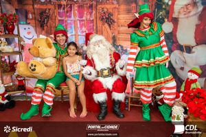 Fotos com Papai Noel da CDL