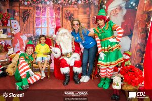 Fotos com Papai Noel da CDL