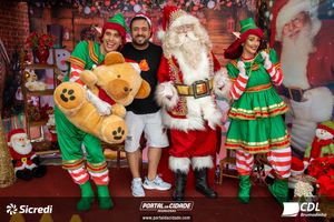 Fotos com Papai Noel da CDL