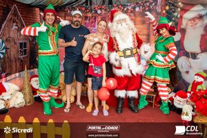 Fotos com Papai Noel da CDL