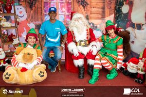 Fotos com Papai Noel da CDL