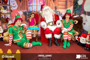 Fotos com Papai Noel da CDL