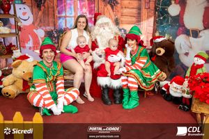 Fotos com Papai Noel da CDL