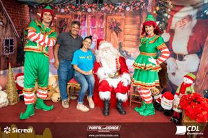 Fotos com Papai Noel da CDL