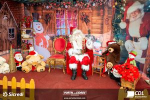 Fotos com Papai Noel da CDL
