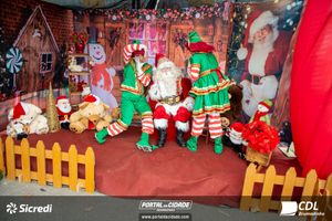 Fotos com Papai Noel da CDL