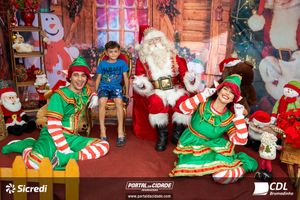 Fotos com Papai Noel da CDL