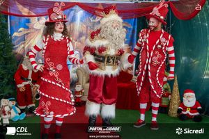 Chegada do Papai Noel CDL Brumadinho 2024
