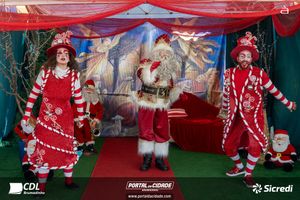 Chegada do Papai Noel CDL Brumadinho 2024
