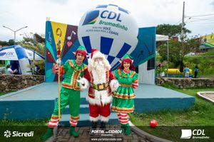 Chegada do Papai Noel CDL Brumadinho