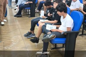 Visita Institucional do Col&eacute;gio Zeta Objetivo na C&acirc;mara Municipal de Buritama