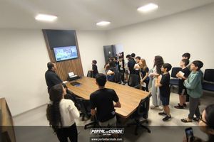 Visita Institucional do Col&eacute;gio Zeta Objetivo na C&acirc;mara Municipal de Buritama