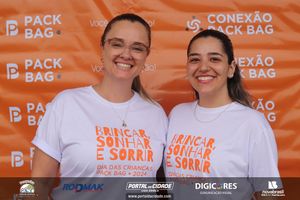 Pack Bag realiza Brincar, Sonhar e Sorrir para celebrar o dia das crian&ccedil;as