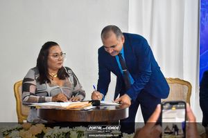 Posse dos eleitos para quadri&ecirc;nio 2025-2028