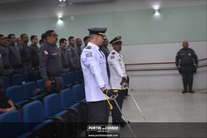 Solenidade para promo&ccedil;&atilde;o de oficiais e pra&ccedil;as do 44&ordm; da Batalh&atilde;o da Pol&iacute;cia Militar