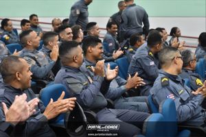 Solenidade para promo&ccedil;&atilde;o de oficiais e pra&ccedil;as do 44&ordm; da Batalh&atilde;o da Pol&iacute;cia Militar