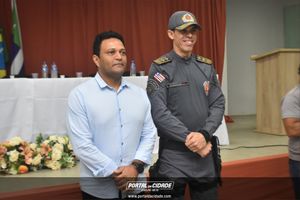 Solenidade para promo&ccedil;&atilde;o de oficiais e pra&ccedil;as do 44&ordm; da Batalh&atilde;o da Pol&iacute;cia Militar