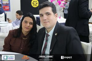 Cerim&ocirc;nia de posse do novo presidente do Rotary Club