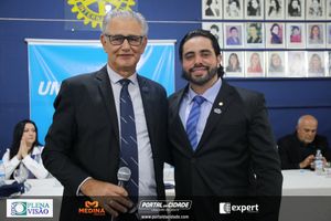 Cerim&ocirc;nia de posse do novo presidente do Rotary Club