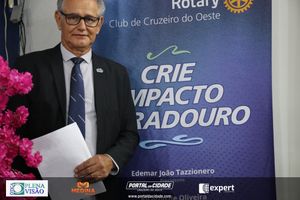 Cerim&ocirc;nia de posse do novo presidente do Rotary Club