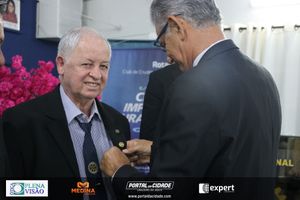 Cerim&ocirc;nia de posse do novo presidente do Rotary Club