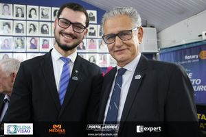 Cerim&ocirc;nia de posse do novo presidente do Rotary Club